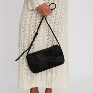 Molino braided shoulder bag Shelly Black