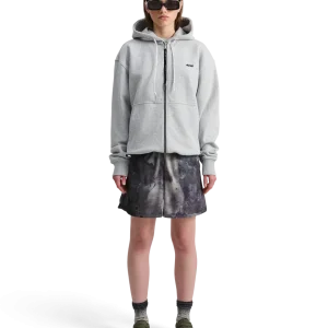 AARON HOODIE W/ ZIPPER & LOGO