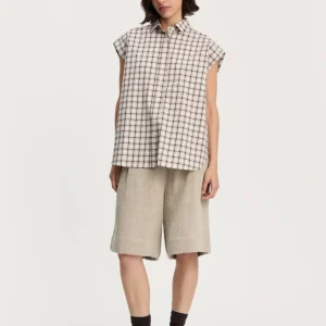 Camal shirt check | Mix Osaka