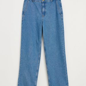 Carlo midwaist wide jeans | Clear Blue