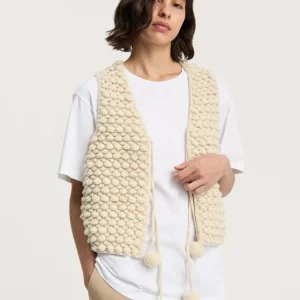 Ravi vest – highland wool | Pure Ecru