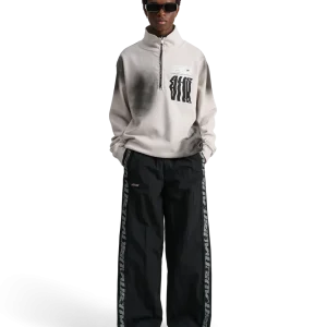 TEEFEY TRACK PANTS W/ LOGO TAPE