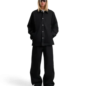 VIREN SHORT WORKER JACKET W/ SLEEVE EMBROIDERY